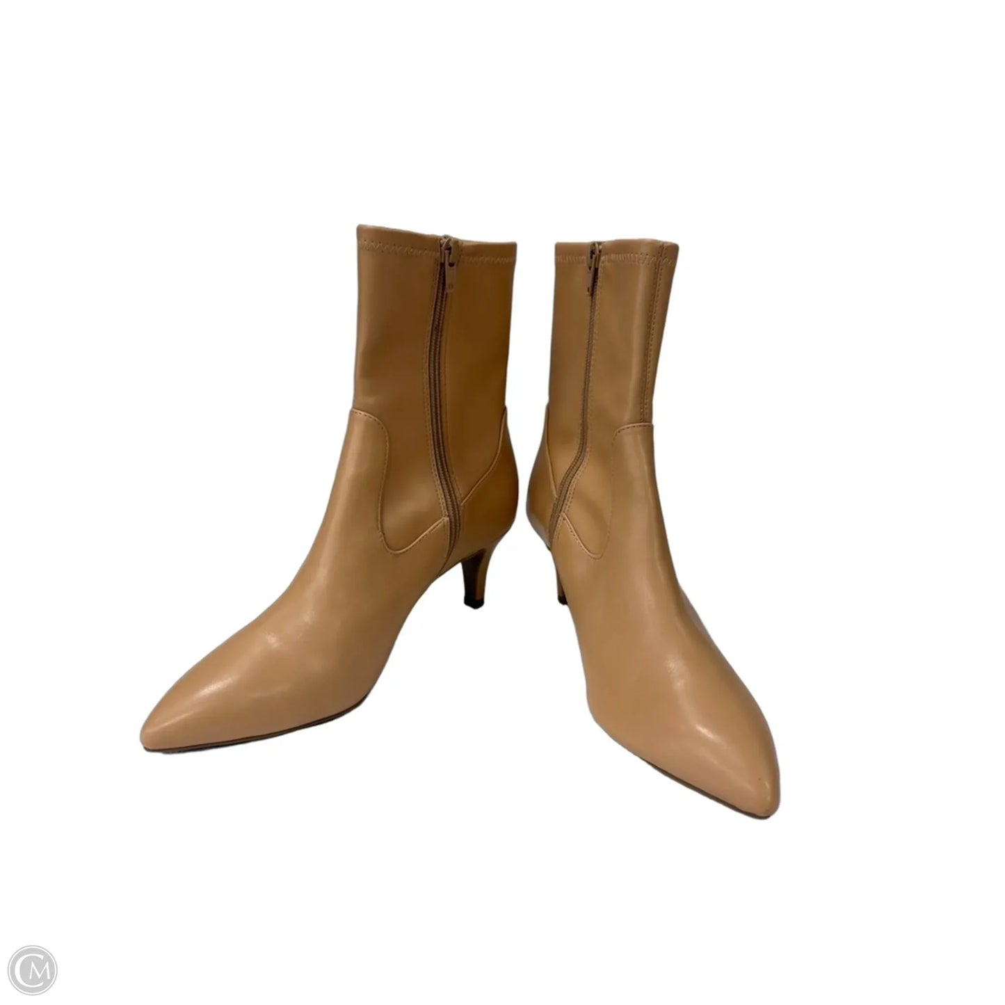 Boots Ankle Heels By Dolce Vita In Tan, Size: 8.5