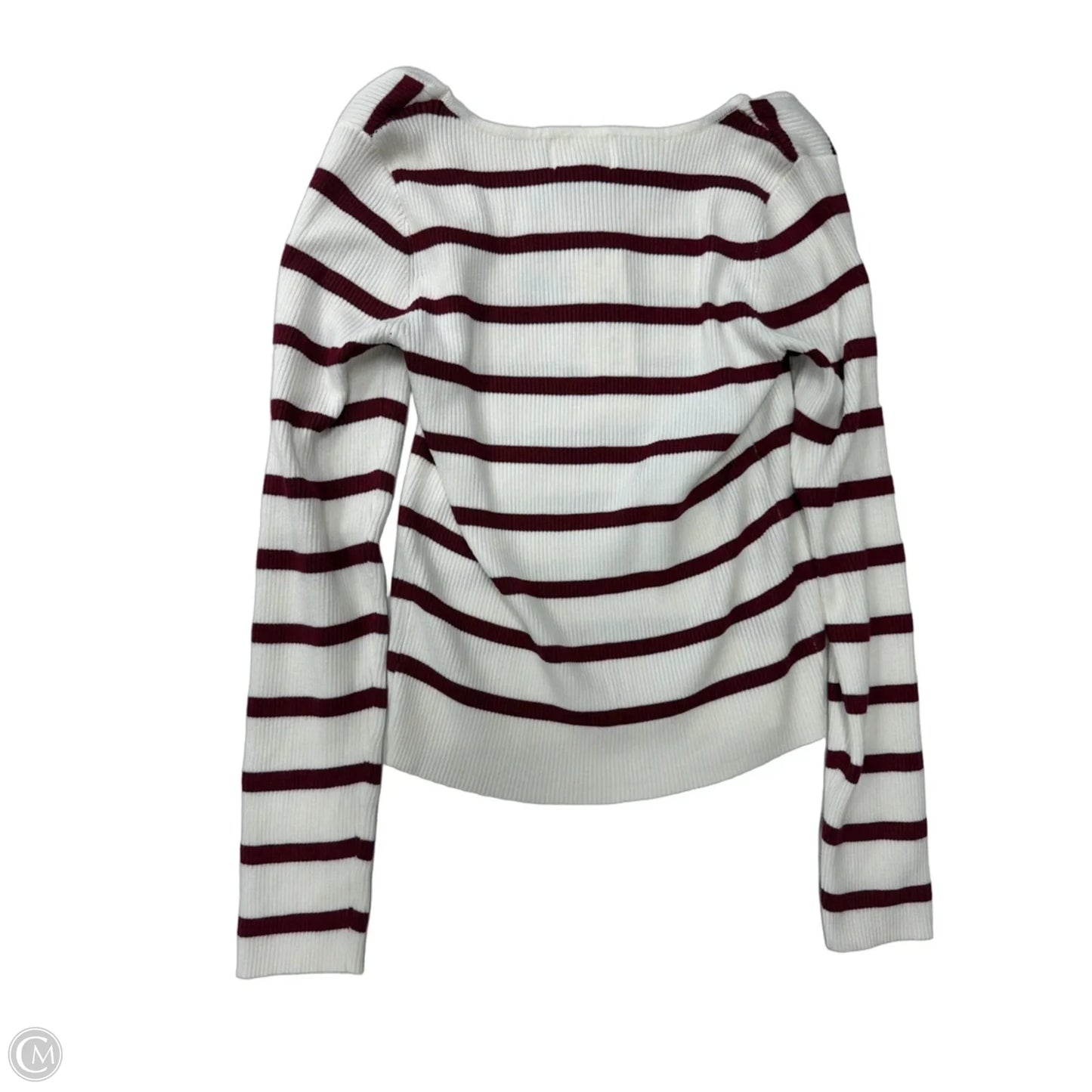 Top Long Sleeve By Clothes Mentor In Striped Pattern, Size: L