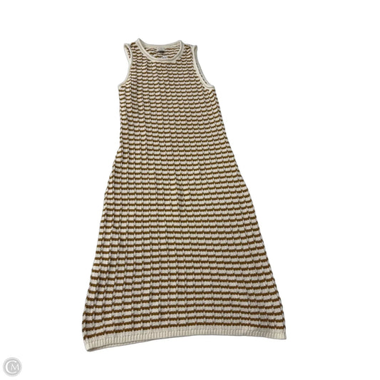 Dress Casual Midi By A New Day In Striped Pattern, Size: S