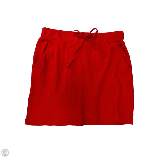 Skirt Maxi By Loft In Red, Size: M