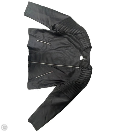 Jacket Moto By New York And Co In Black, Size: 1x