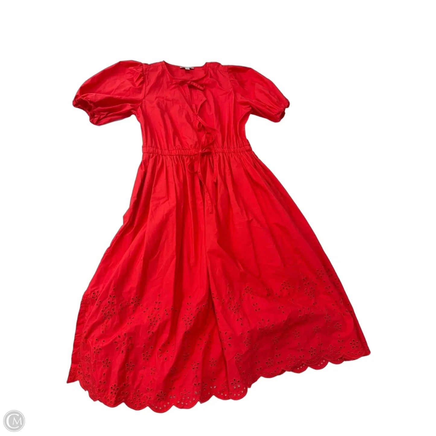 Dress Casual Midi By Free Assembly In Red, Size: S