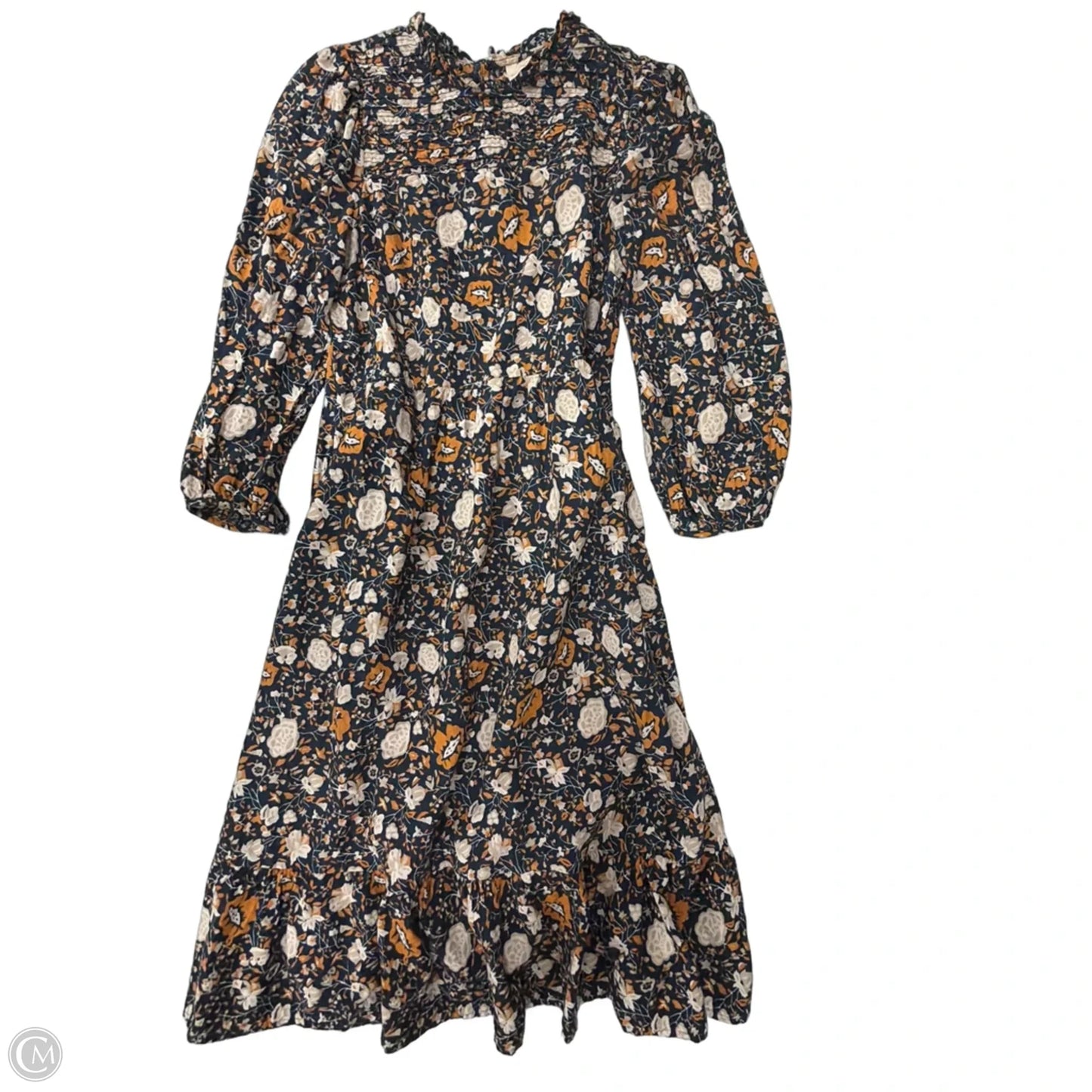 Dress Casual Midi By Universal Thread In Floral Print, Size: M