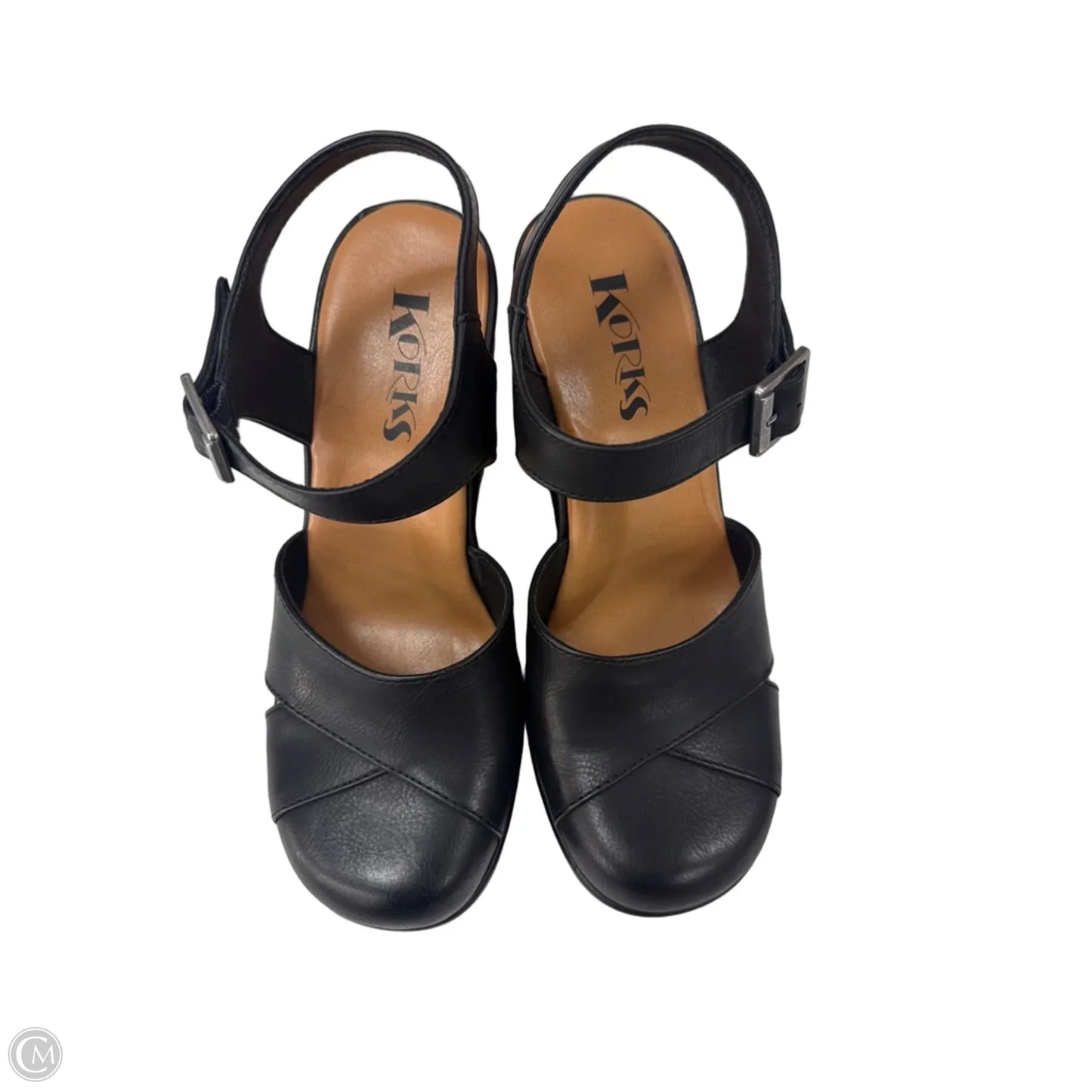 Shoes Heels Wedge By Korks In Black, Size: 7