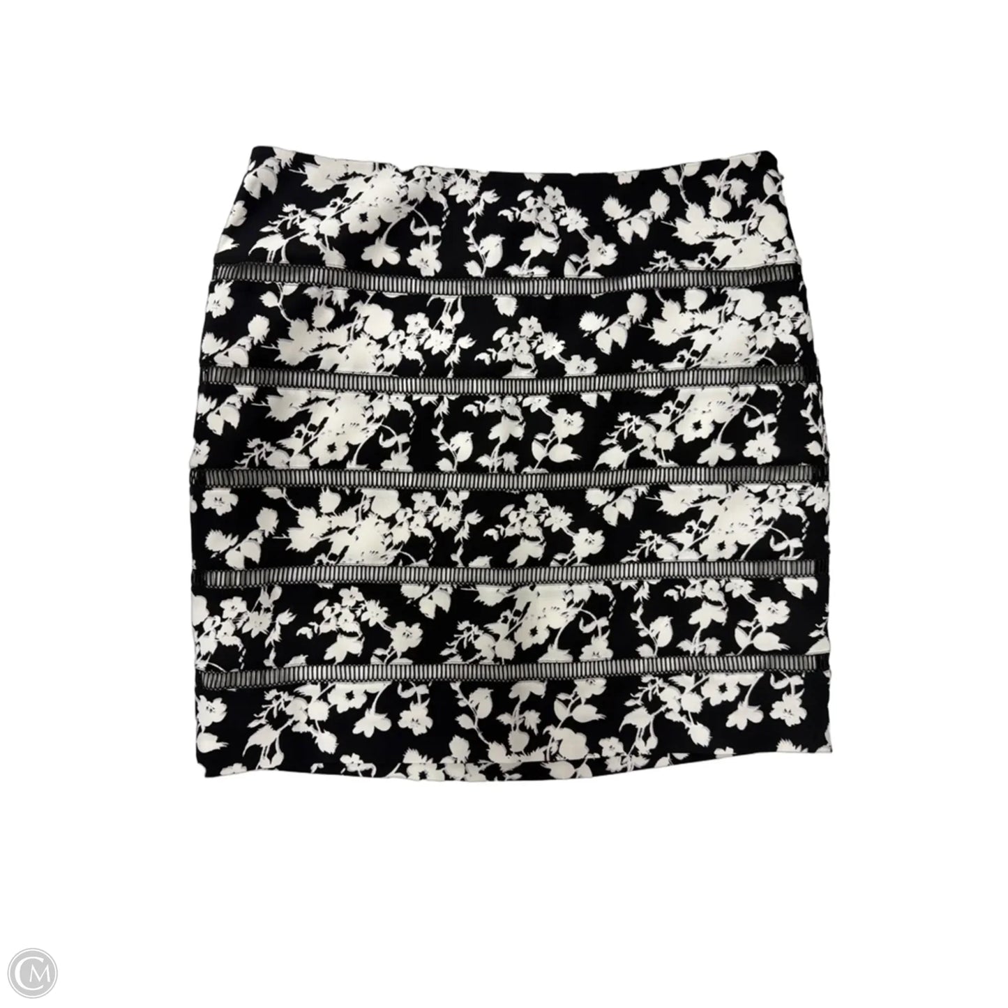 Skirt Midi By White House Black Market In Black & White, Size: M