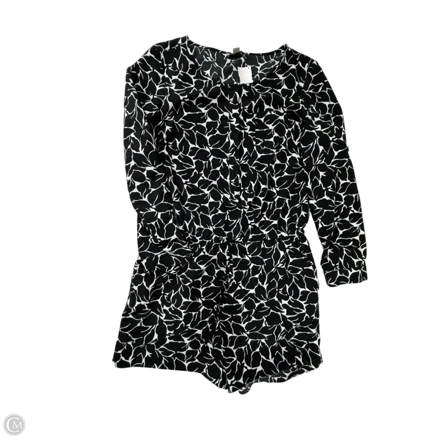 Romper By Loft In Black & White, Size: Sp