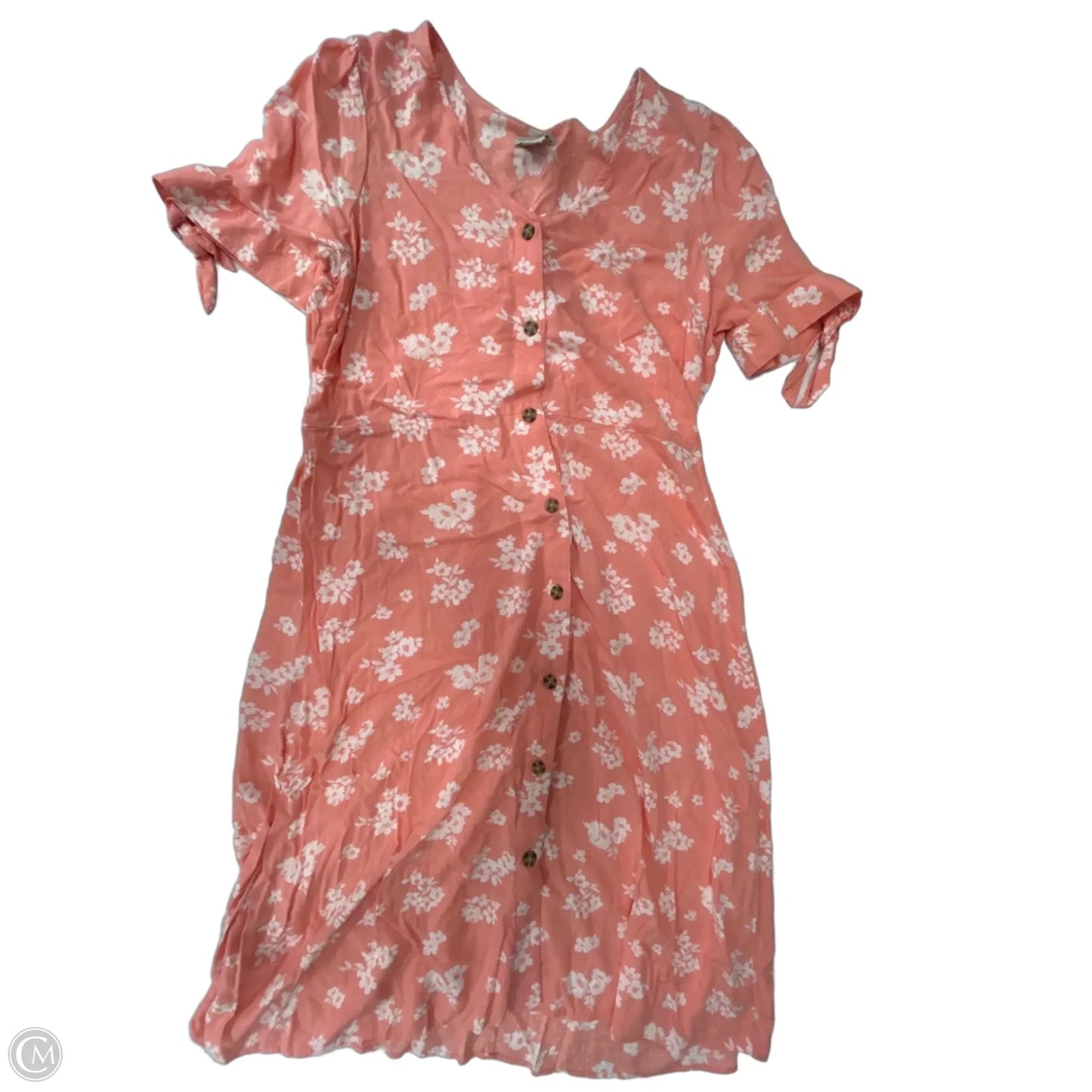 Dress Casual Midi By Clothes Mentor In Floral Print, Size: Xl