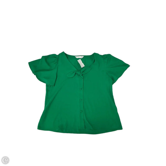 Top Short Sleeve By Lc Lauren Conrad In Green, Size: Sp
