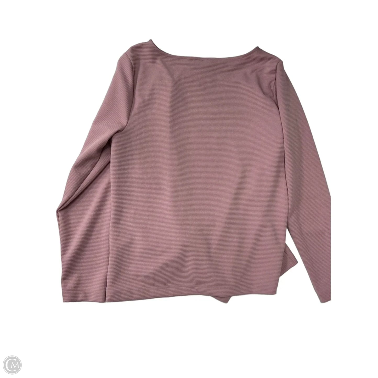 Top Long Sleeve By Apt 9 In Pink, Size: Xl