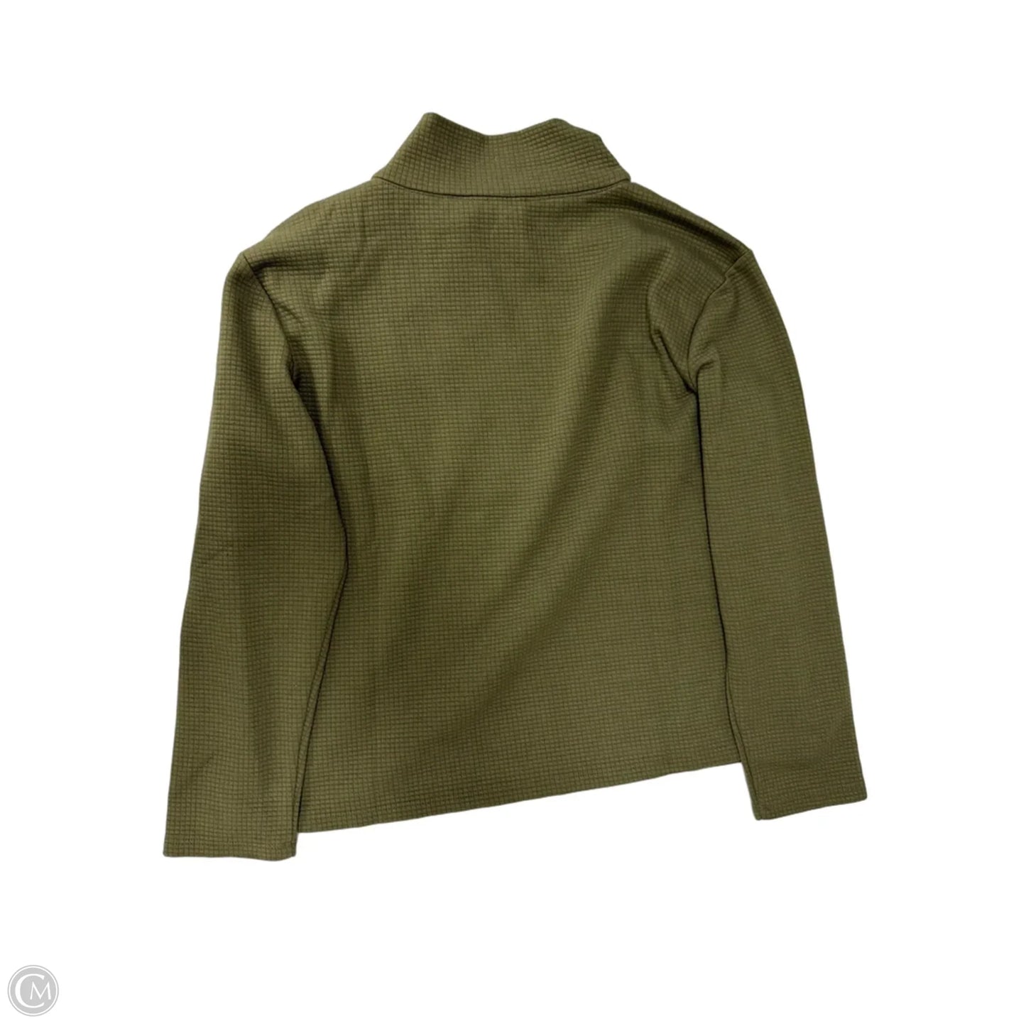 Top Long Sleeve By Talbots In Green, Size: M