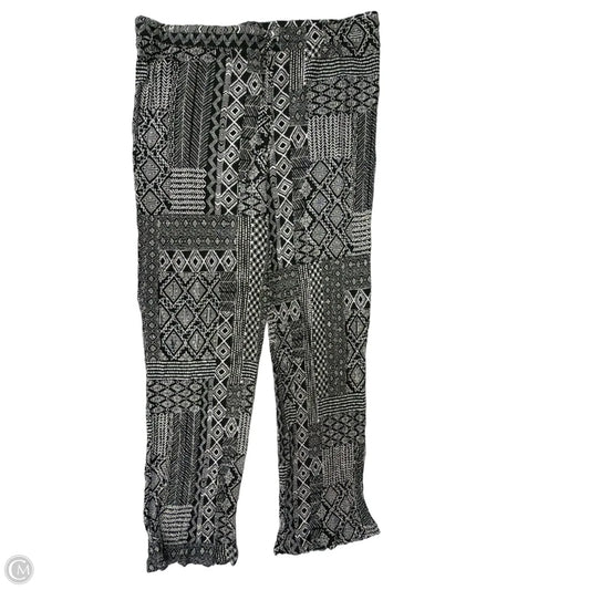 Pants Other By Robert Louis In Black & White, Size: Xl