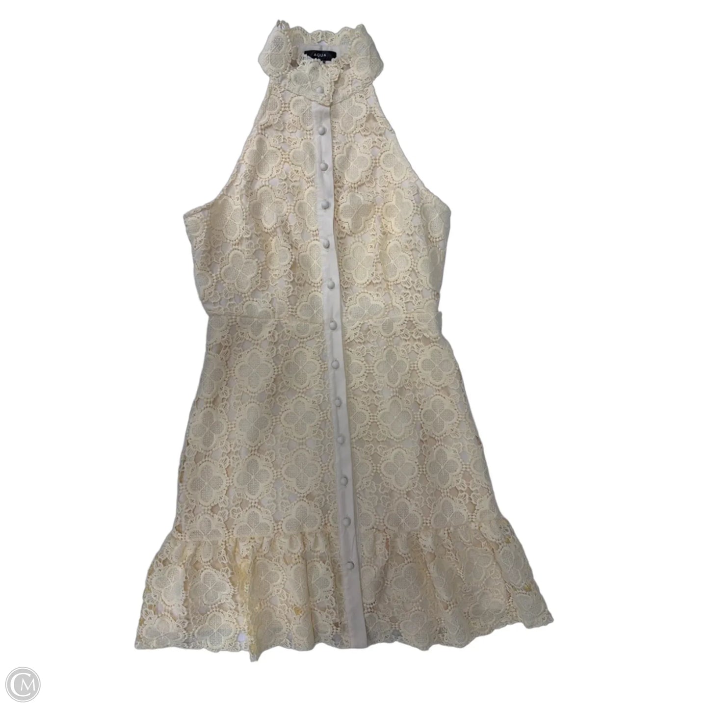 Dress Casual Midi By Aqua In Yellow, Size: S