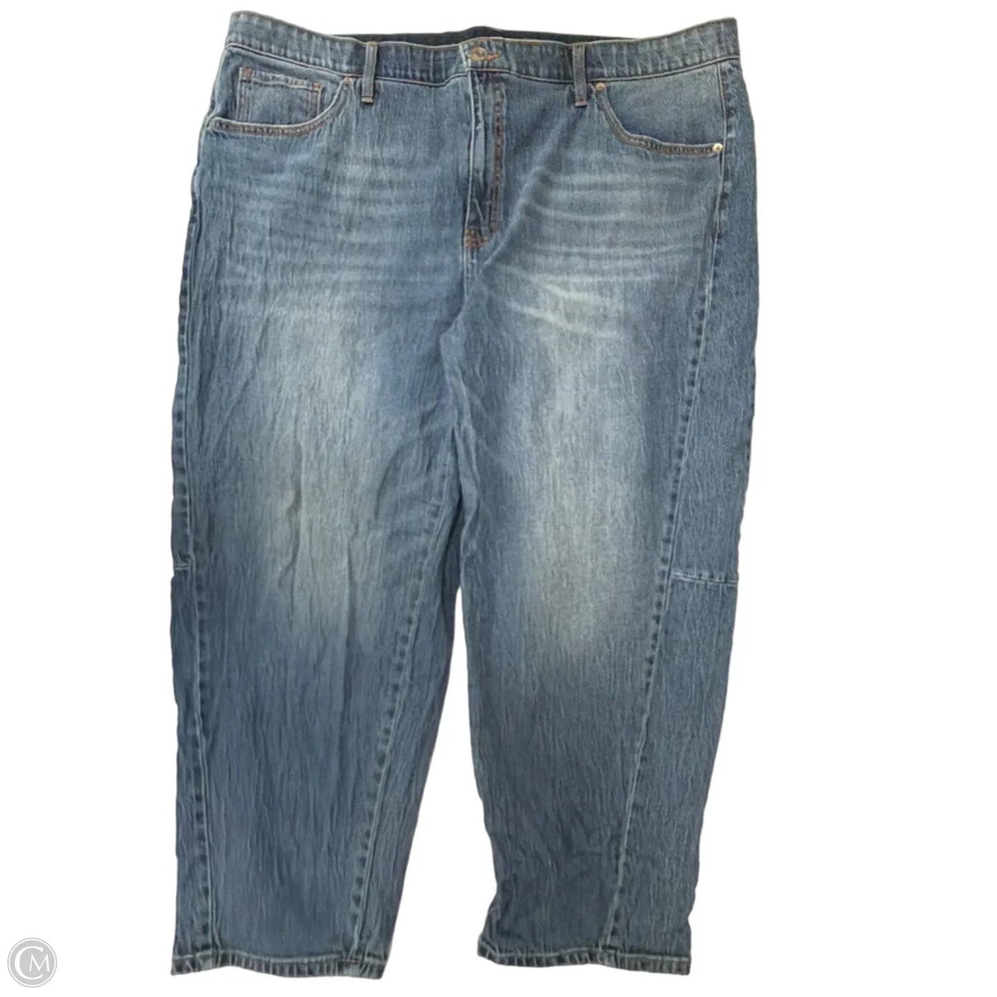 Jeans Skinny By Terra & Sky In Blue Denim, Size: 24