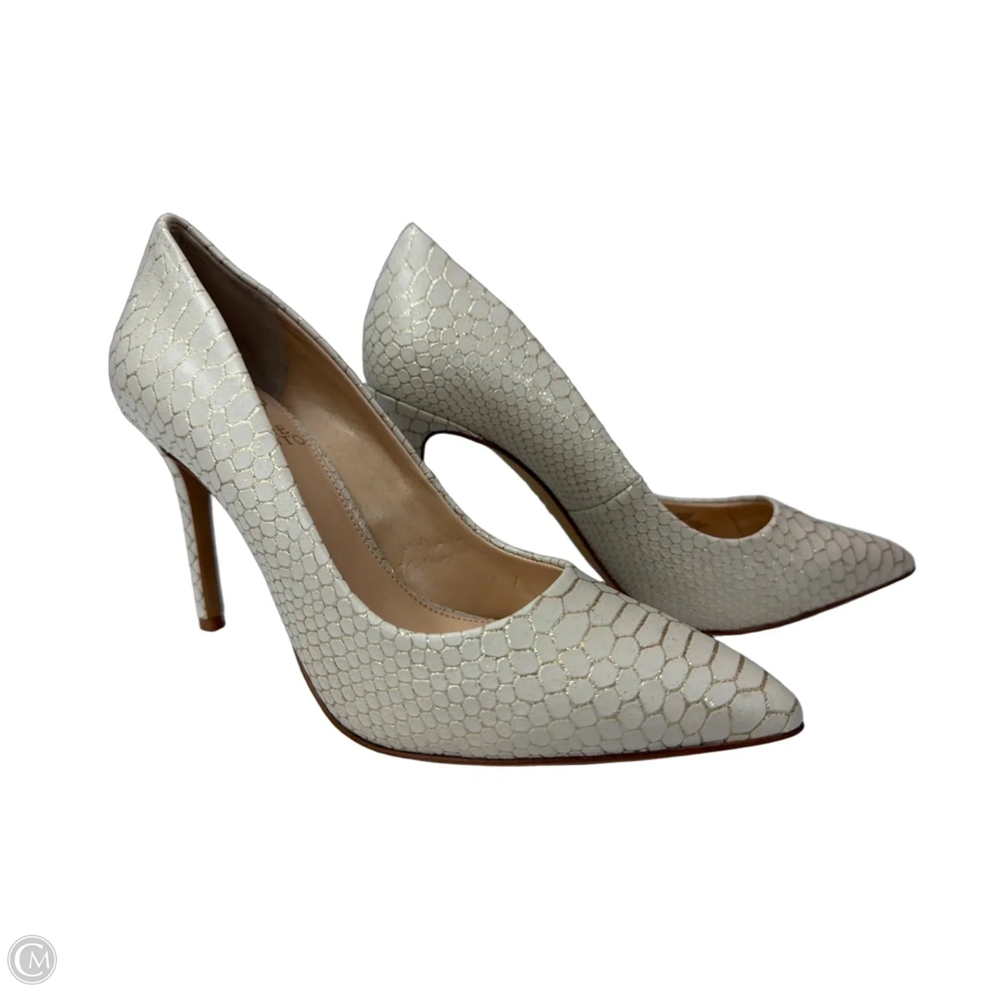 Shoes Heels Stiletto By Vince Camuto In Snakeskin Print, Size: 7