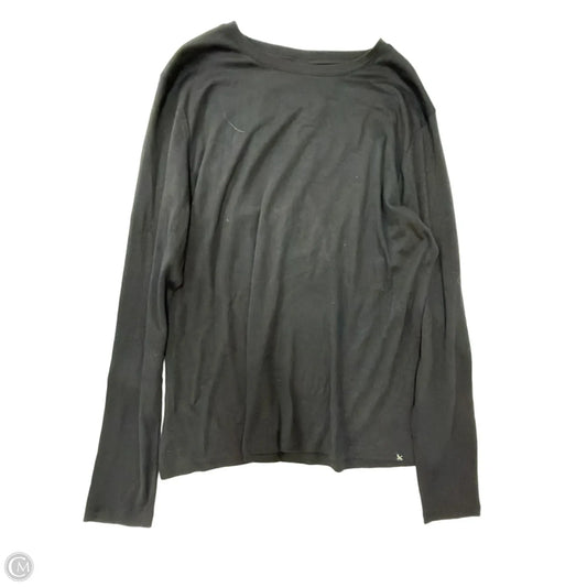 Top Long Sleeve By Eddie Bauer In Black, Size: Xl