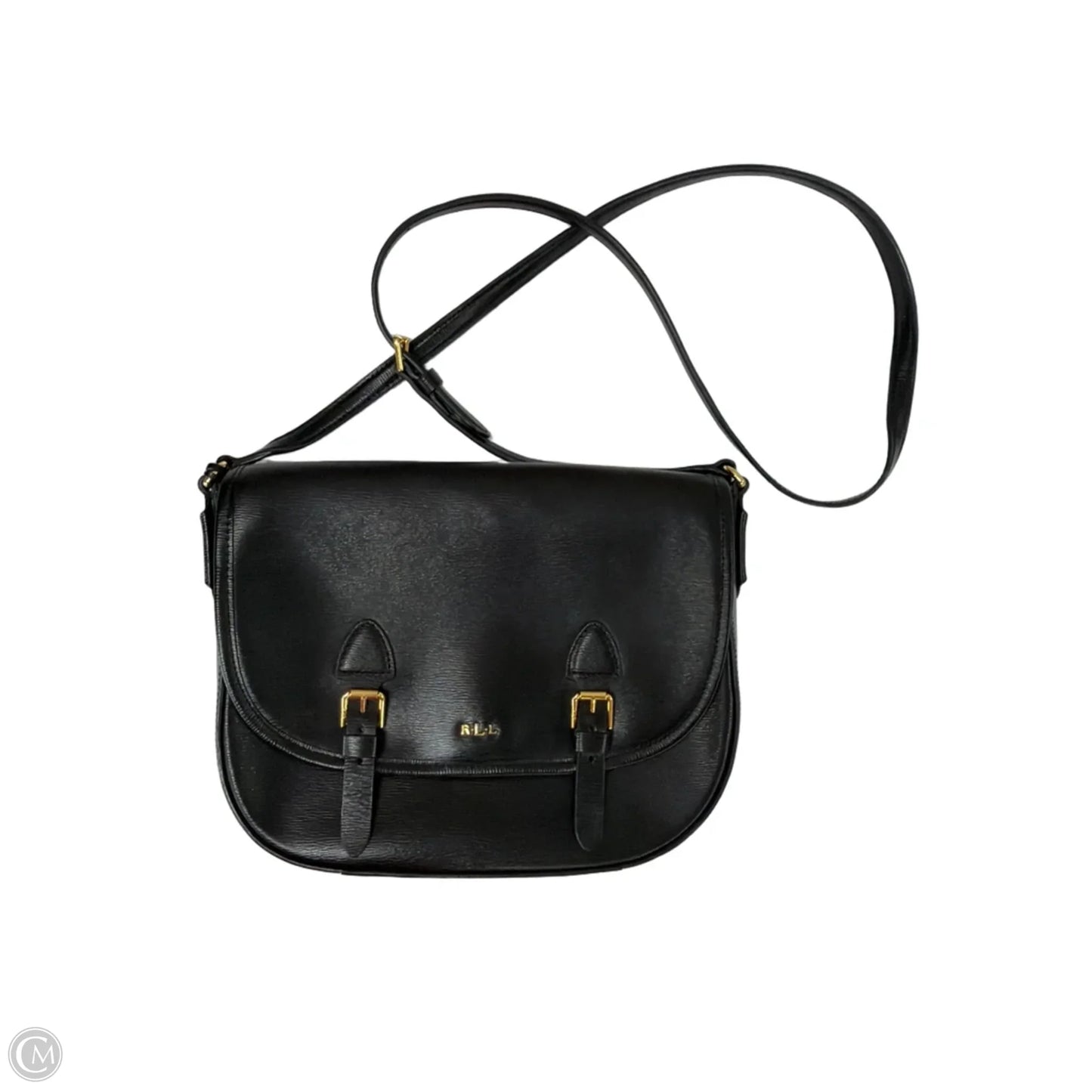 Crossbody Leather By Ralph Lauren, Size: Large