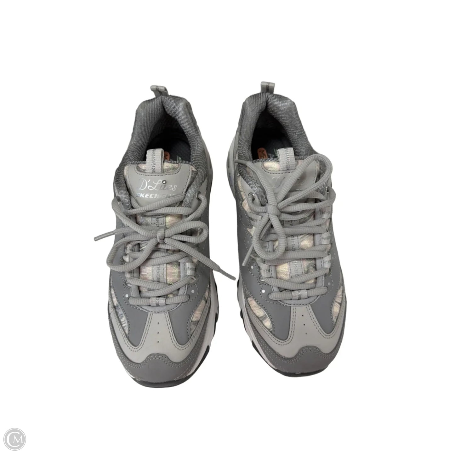 Shoes Athletic By Skechers In Grey, Size: 8