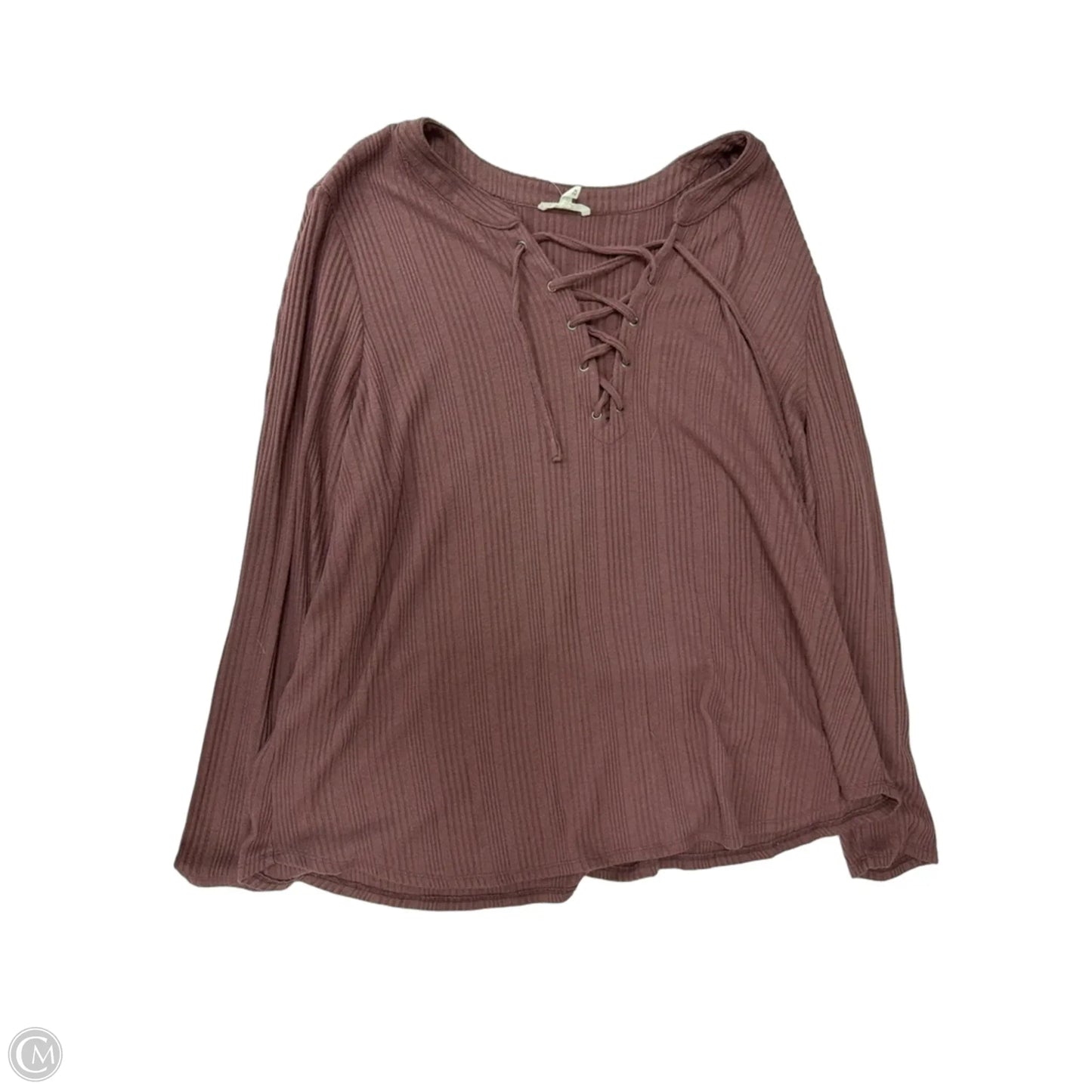 Top Short Sleeve By Maurices In Floral Print, Size: 2x