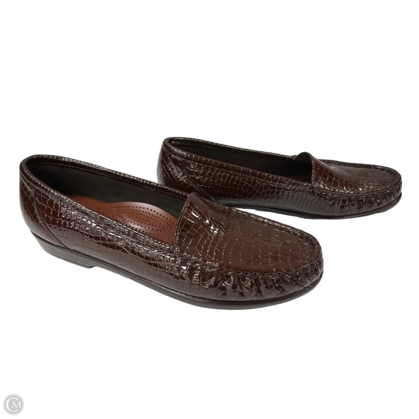 Shoes Flats By Sas In Brown, Size: 10