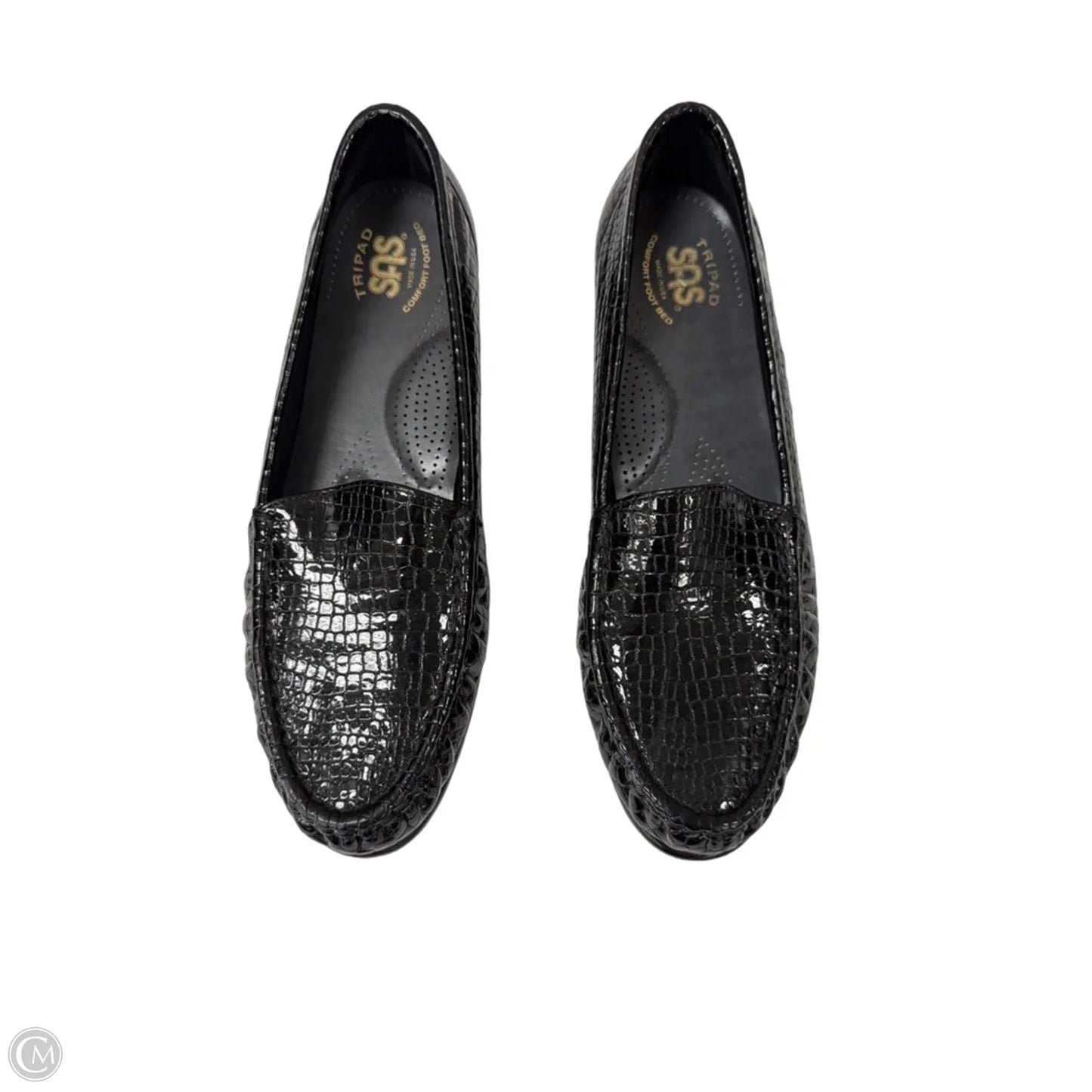 Shoes Flats By Sas In Black, Size: 10