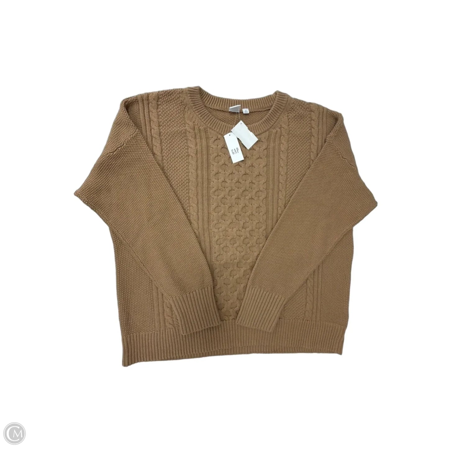 Sweater By Gap In Tan, Size: Xl