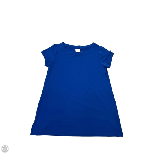 Top Short Sleeve By Susan Graver In Blue, Size: Xs