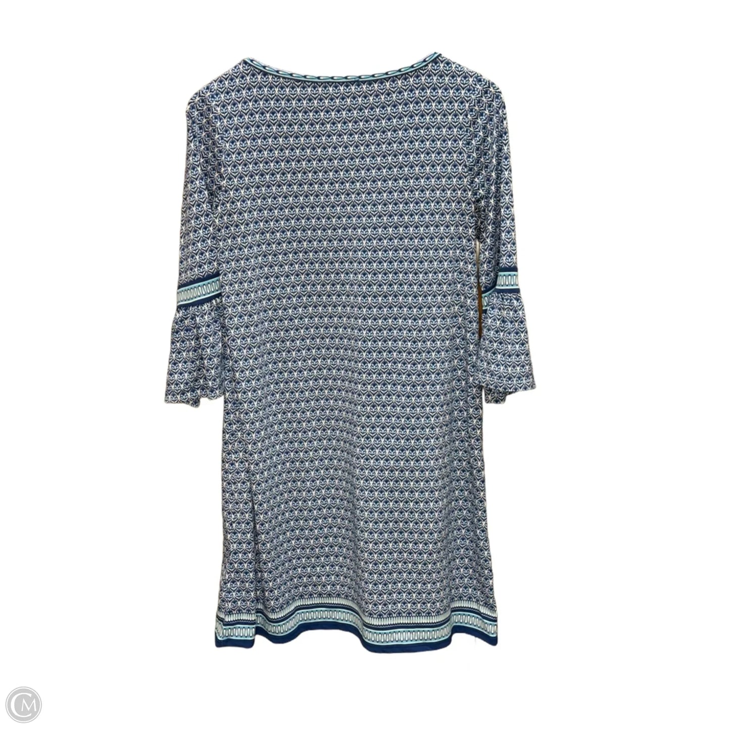 Dress Casual Midi By Max Studio In Blue & White, Size: Xs