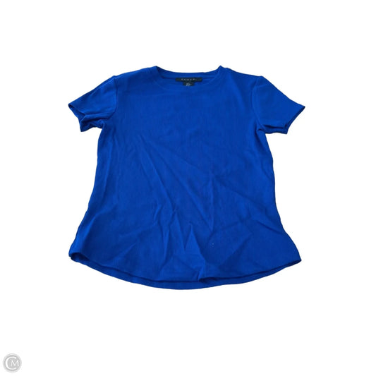 Top Short Sleeve By Tahari In Blue, Size: Xs