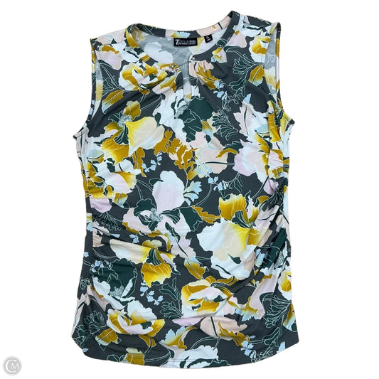 Top Sleeveless By New York And Co In Floral Print, Size: Xl
