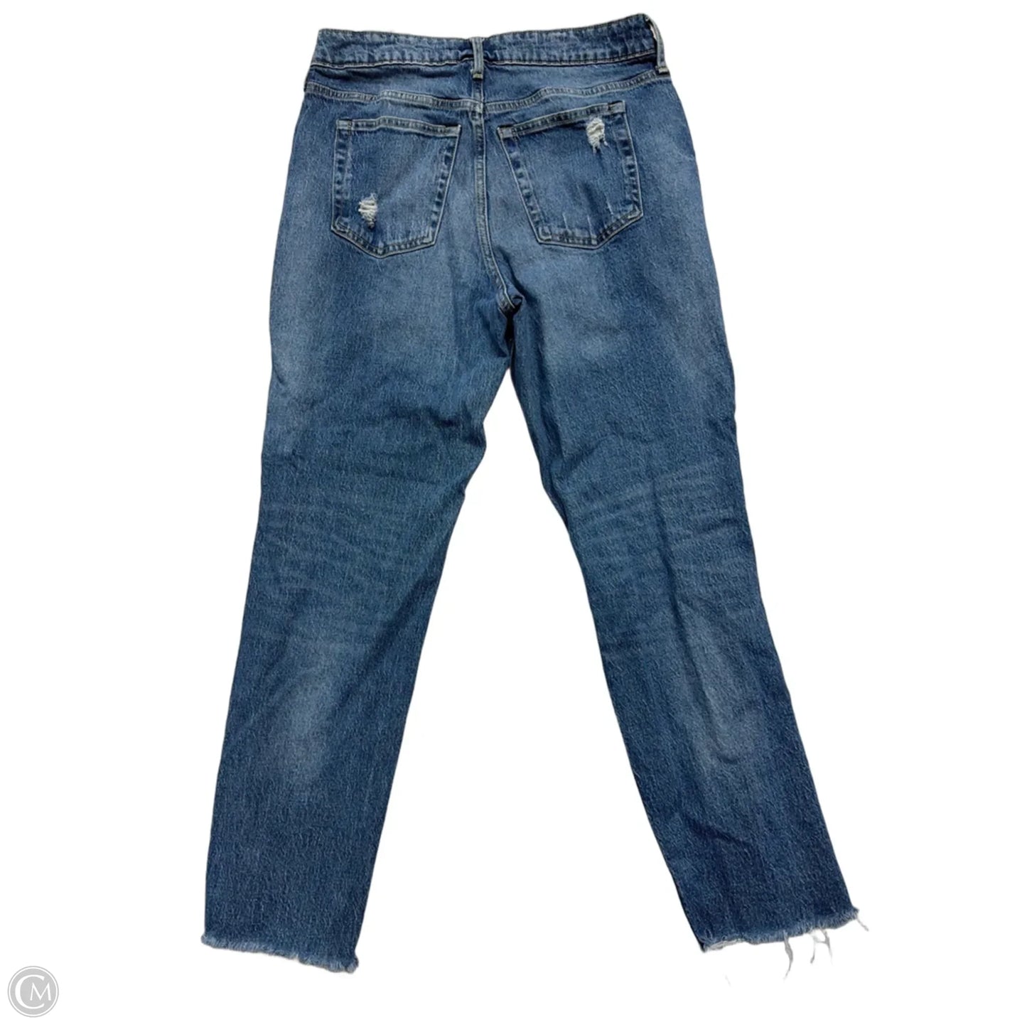 Jeans Straight By Free Assembly In Blue Denim, Size: 12