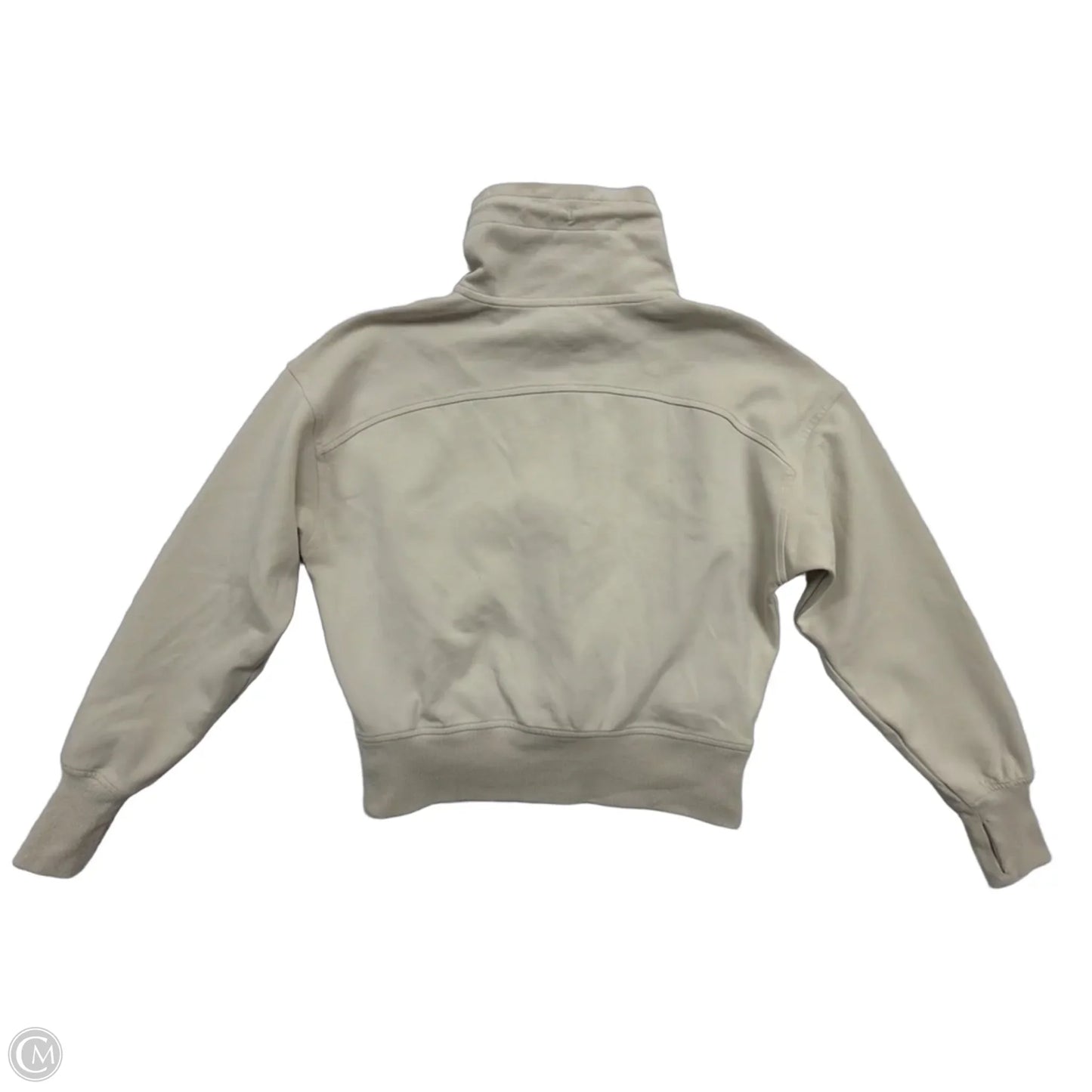 Athletic Sweatshirt Collar By Old Navy In Beige, Size: S