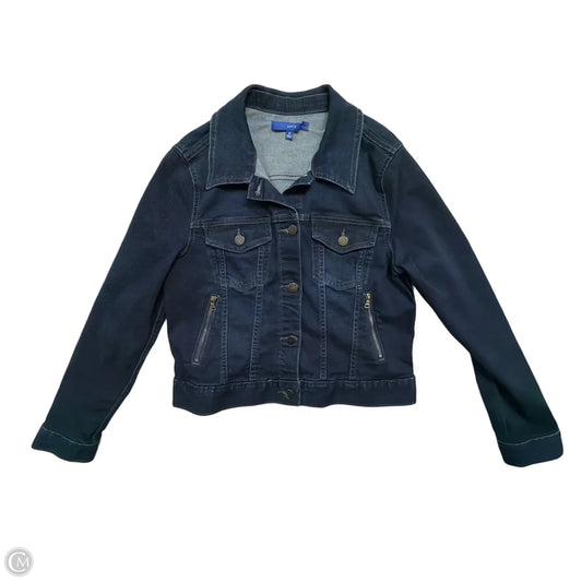 Jacket Denim By Apt 9 In Blue Denim, Size: M