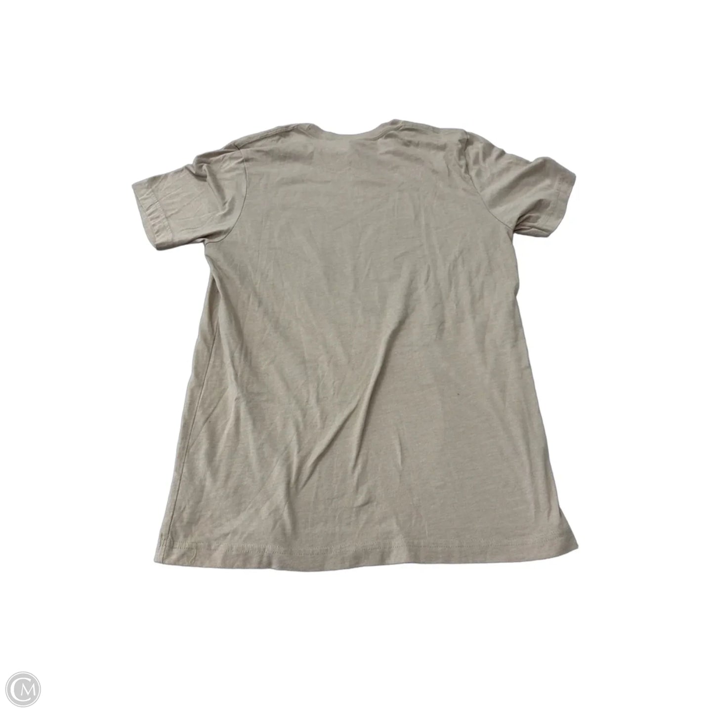 Top Short Sleeve By Canvas In Brown, Size: M
