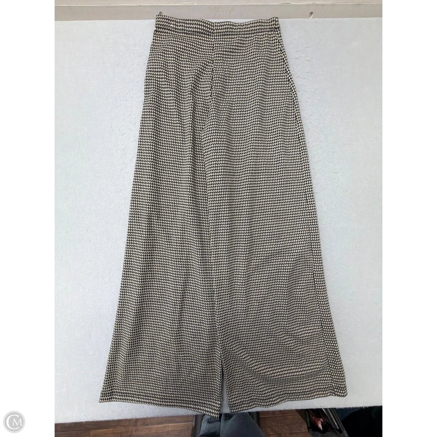 Pants Wide Leg By Max Studio In Black & Cream, Size: Xs