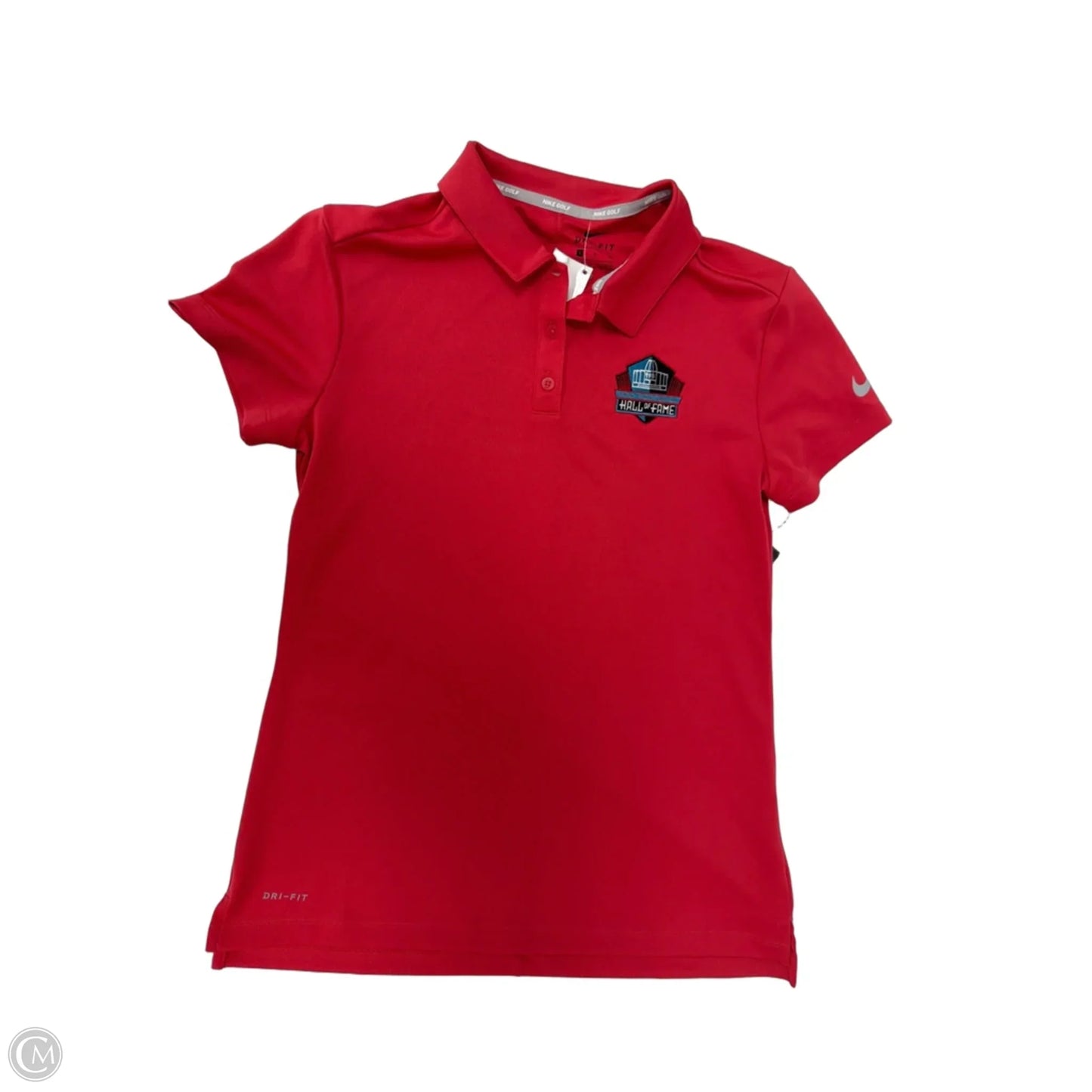Athletic Top Short Sleeve By Nike Apparel In Coral, Size: S