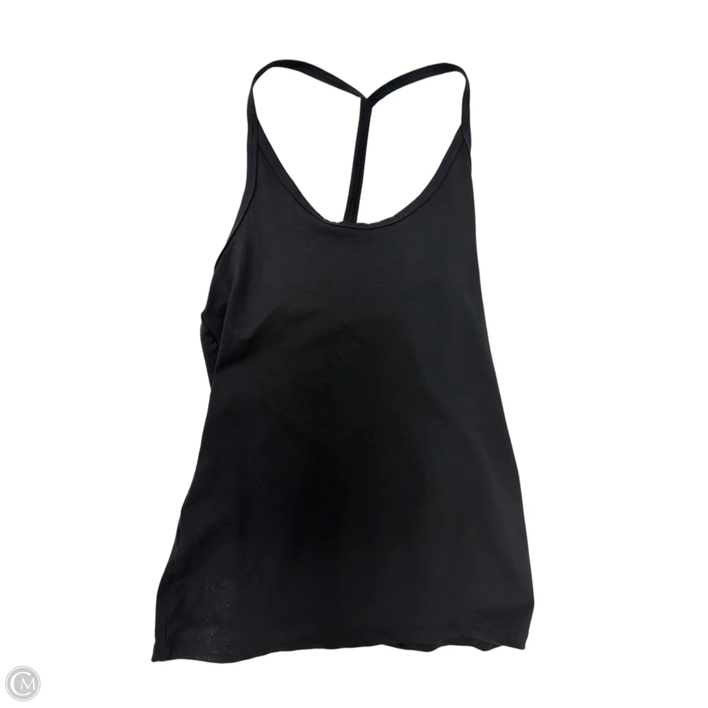 Athletic Tank Top By Nike Apparel In Black, Size: S