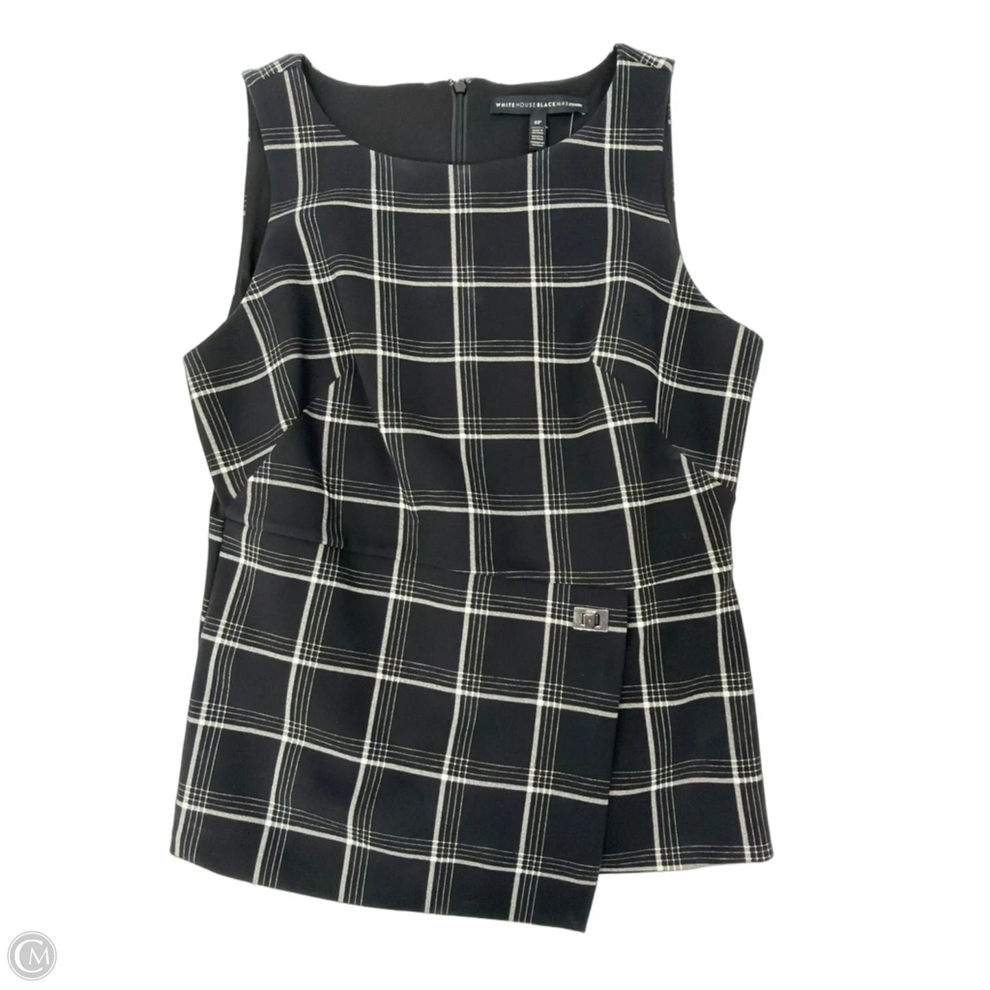 Top Sleeveless By White House Black Market In Black & White, Size: S
