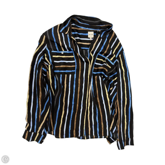 Top Long Sleeve By Nic + Zoe In Multi-colored, Size: 2x