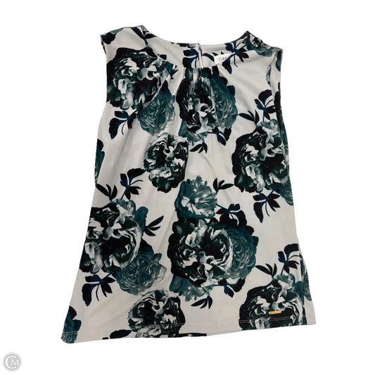 Top Sleeveless By Calvin Klein In Multi-colored, Size: M