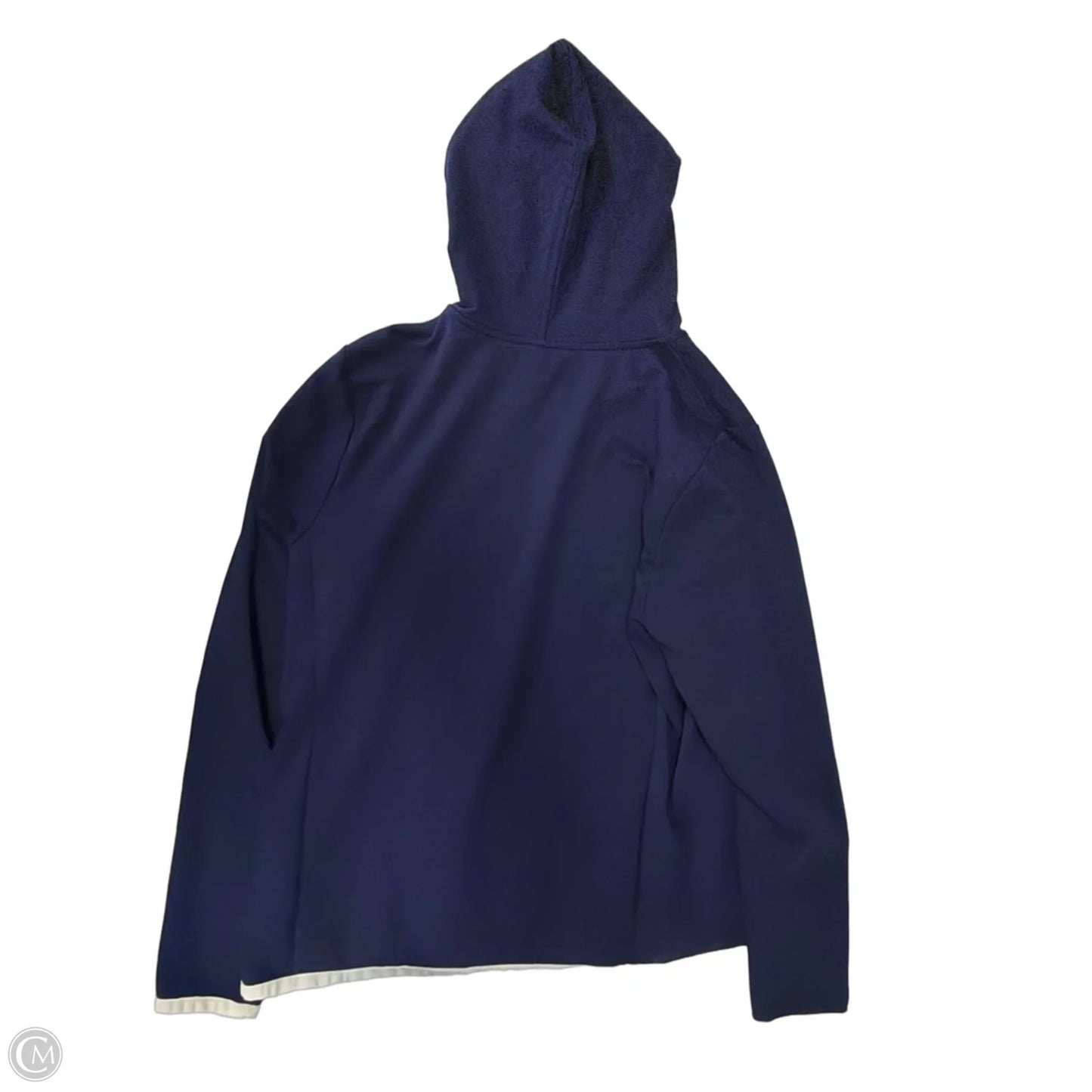 Sweatshirt Hoodie By Lauren By Ralph Lauren In Navy, Size: Xl