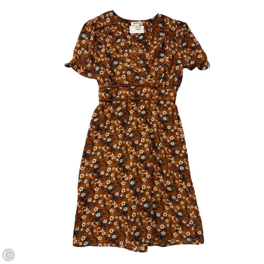 Dress Casual Short By Monteau In Floral Print, Size: M