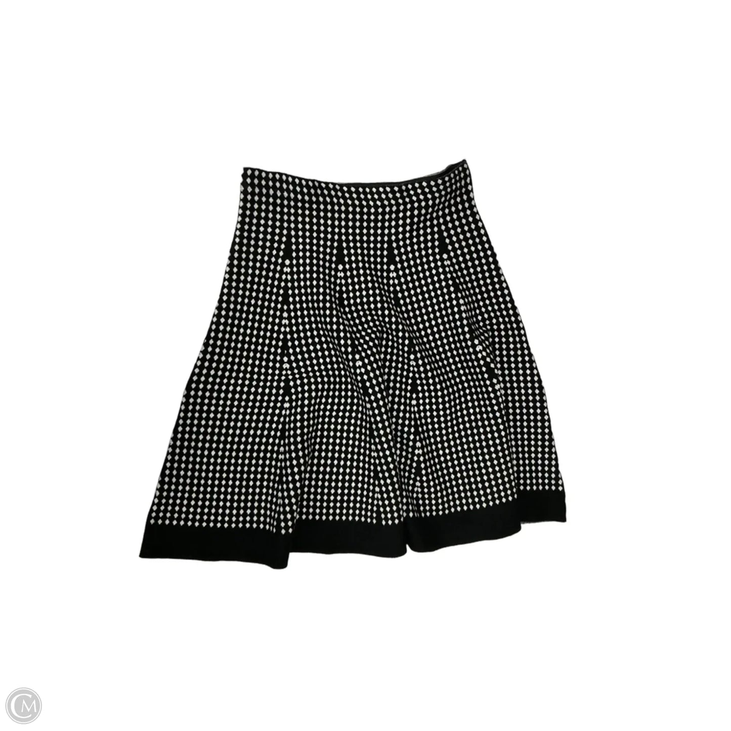 Skirt Mini & Short By Clothes Mentor In Black & White, Size: M