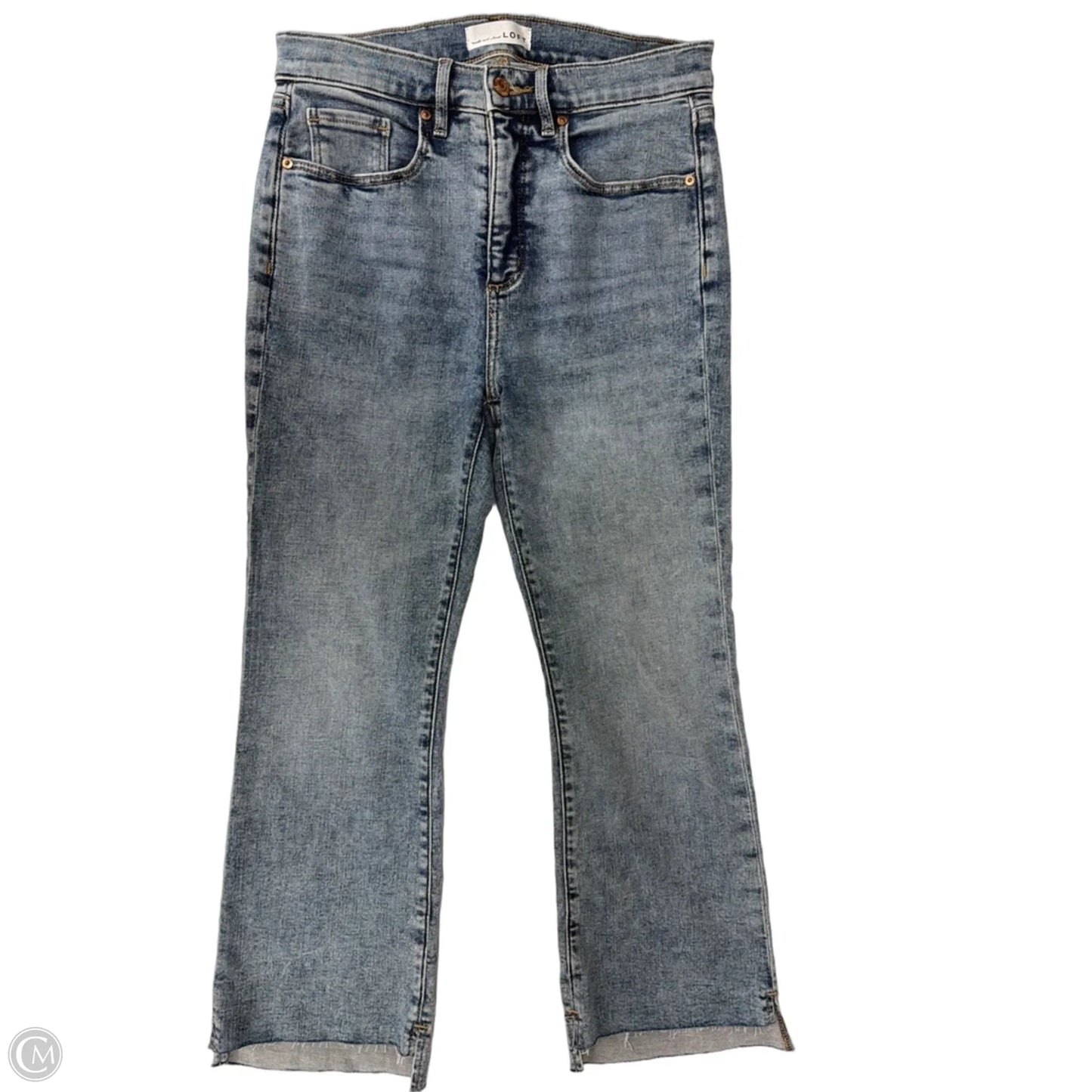 Jeans Boot Cut By Loft In Blue Denim, Size: 6