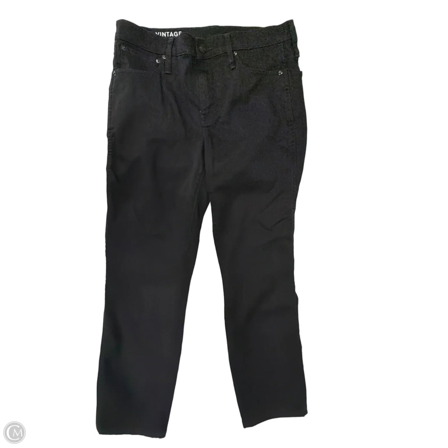 Jeans Straight By J. Crew In Black, Size: 8