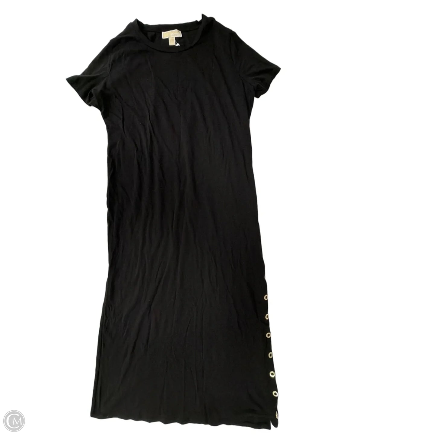Dress Casual Maxi By Michael By Michael Kors In Black, Size: L