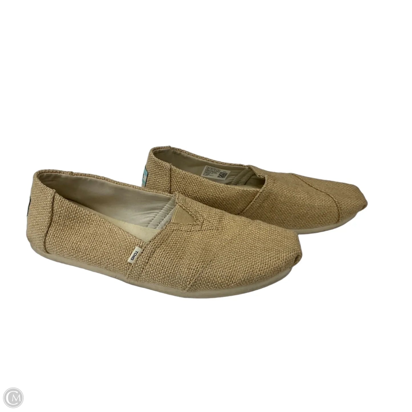 Shoes Flats By Toms In Tan, Size: 9.5