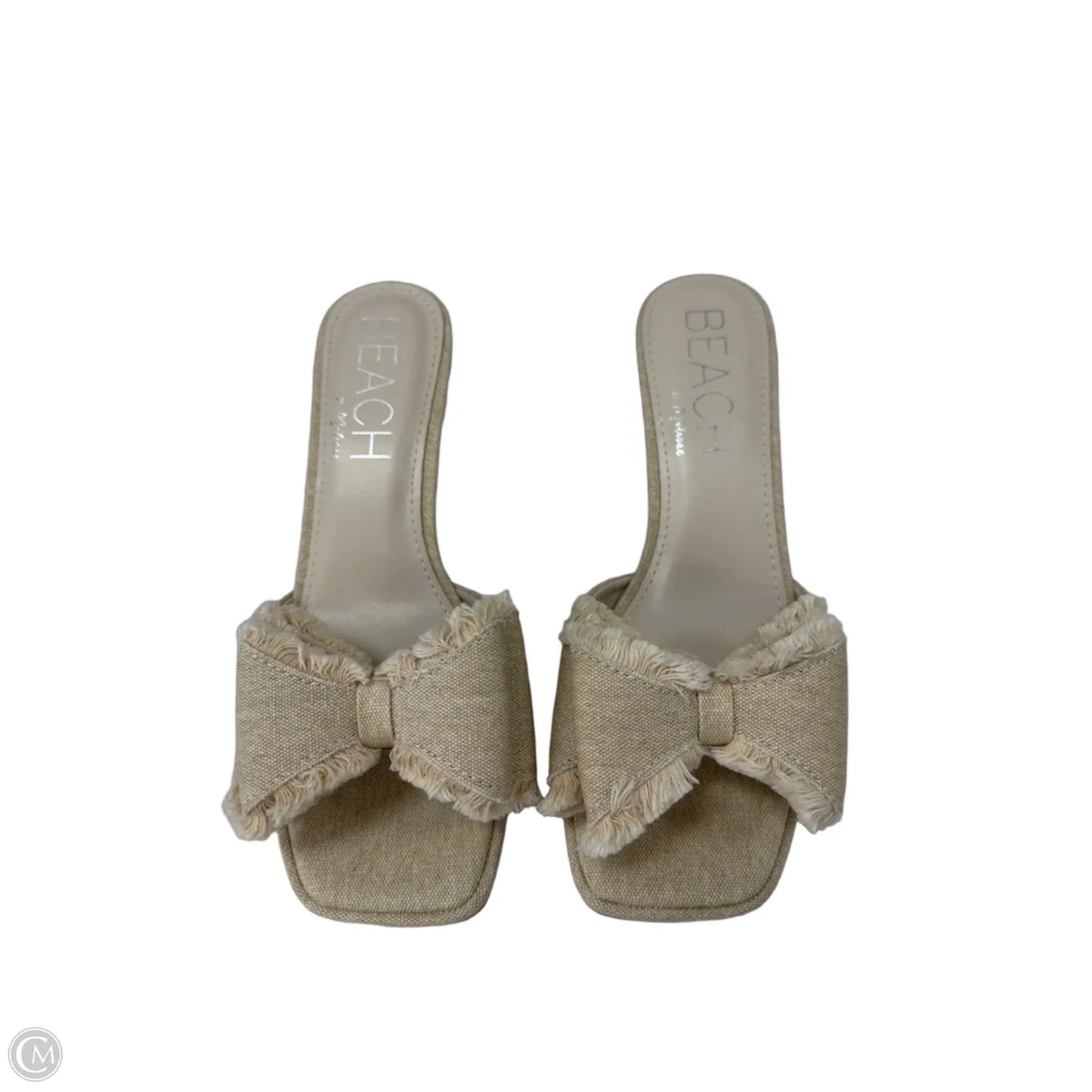 Sandals Heels Kitten By Matisse In Beige, Size: 7
