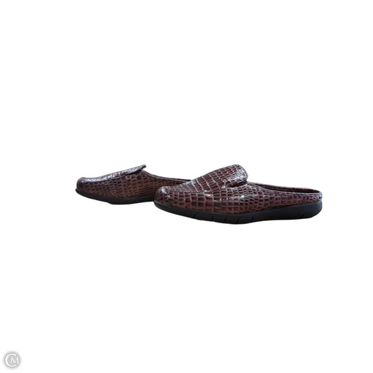 Shoes Flats By Comfortview In Maroon, Size: 8.5