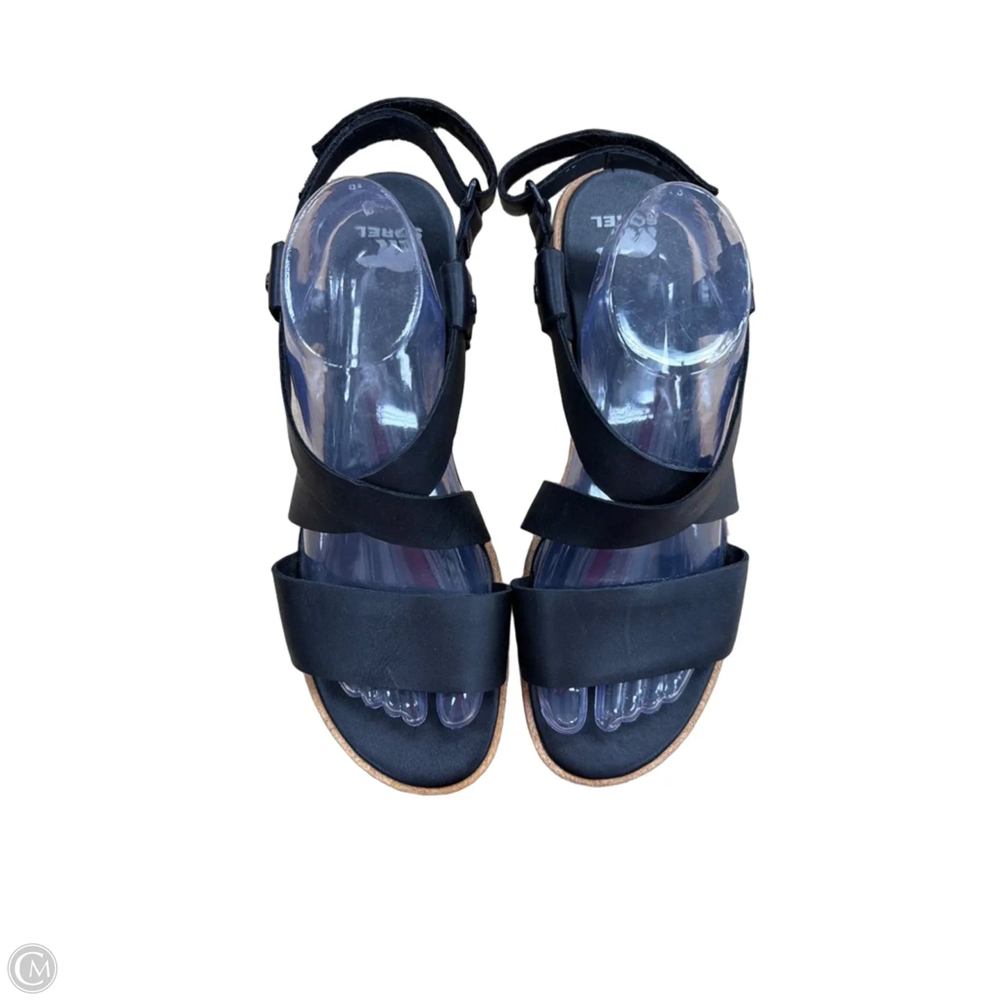 Sandals Flats By Sorel In Black, Size: 11