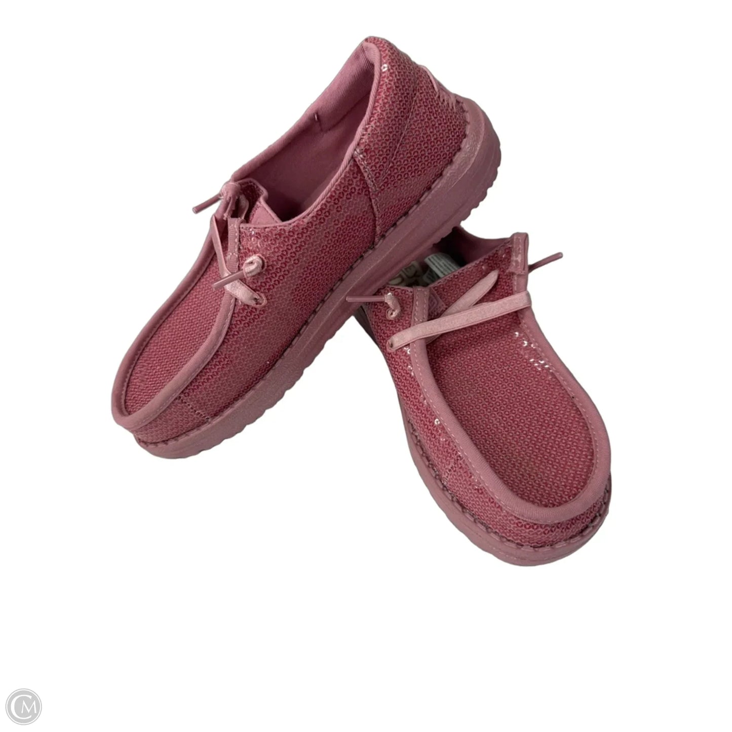 Shoes Flats By Hey Dude In Pink, Size: 6